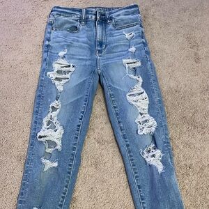 American Eagle short cut jeans size 0